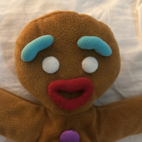 The Gingerbread Man from Shrek the Musical 2009 good condition hand puppet cute - Picture 3 of 11